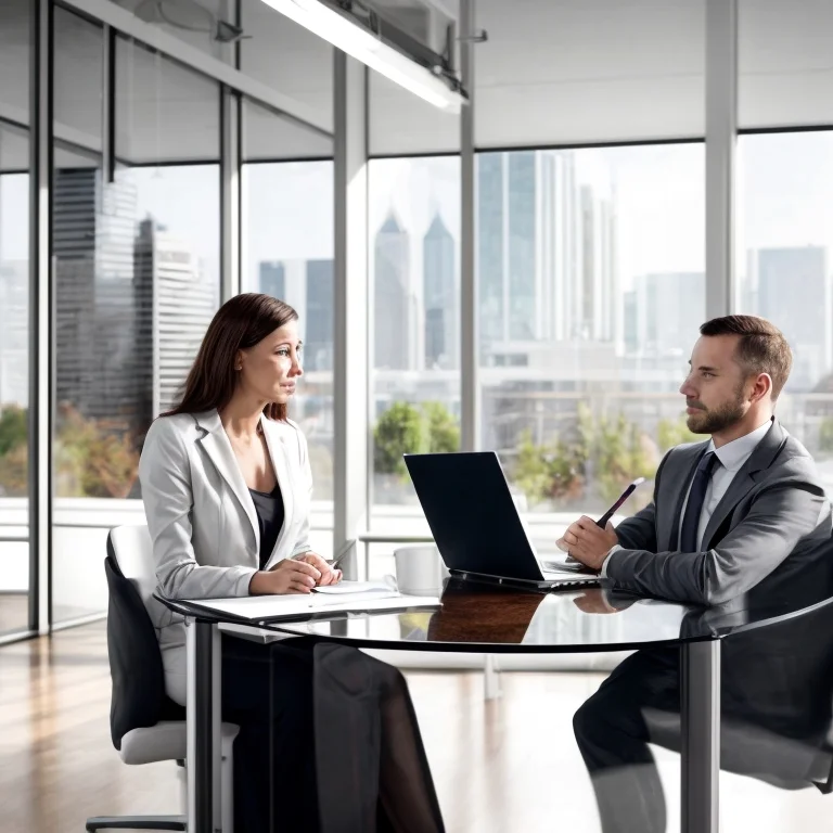 Agents Discussing Real Estate Documents